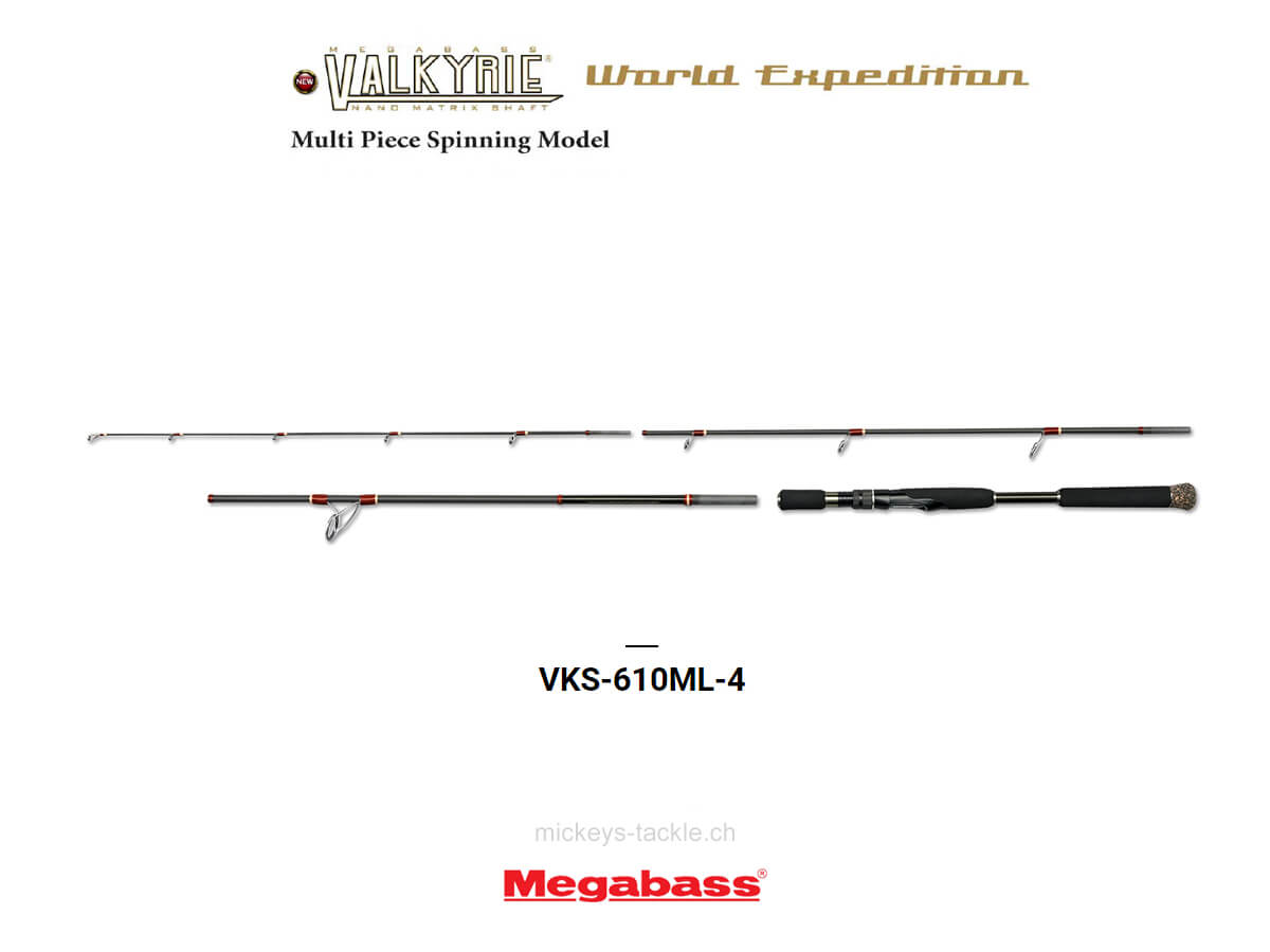 VALKYRIE World Expedition - Multi Piece Spinning, VKS-88-96MH-5.5